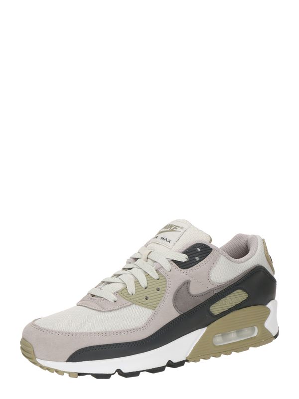 Nike Sportswear Nike Sportswear Nizke superge 'AIR MAX 90'  greige / oliva / črna / naravno bela