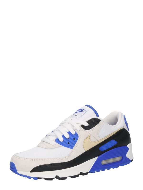 Nike Sportswear Nike Sportswear Nizke superge 'Air Max 90'  modra / pastelno rumena / bela