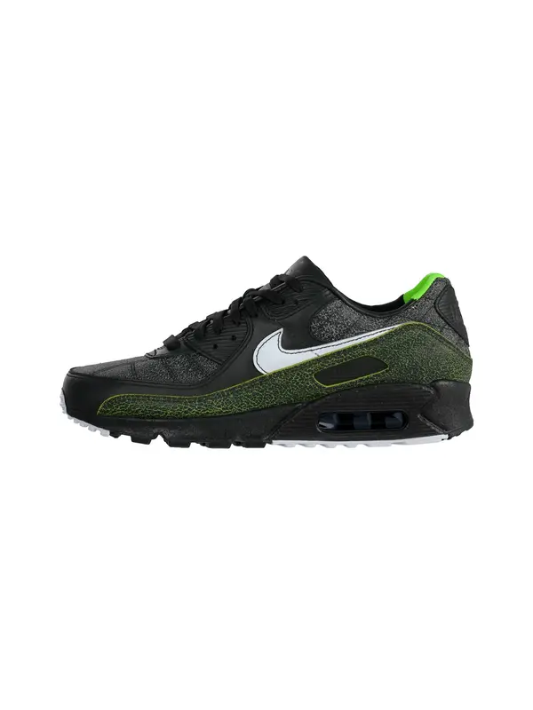 Nike Sportswear Nike Sportswear Nizke superge 'AIR MAX 90'  neonsko zelena / črna / pegasto črna / off-bela