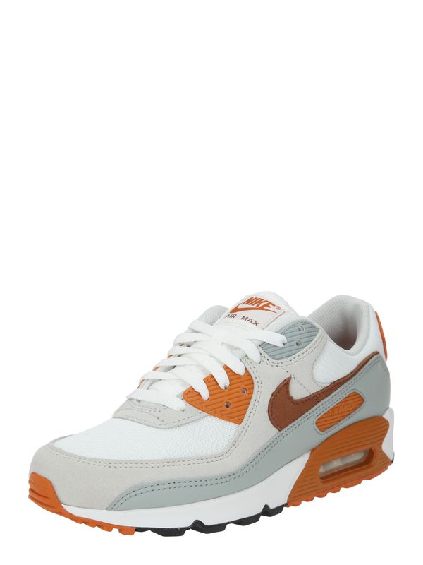 Nike Sportswear Nike Sportswear Nizke superge 'AIR MAX 90'  rjava / konjak / svetlo siva / bela