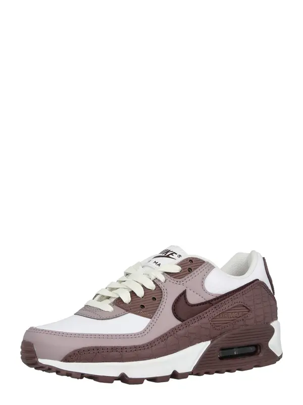 Nike Sportswear Nike Sportswear Nizke superge 'Air Max 90'  rjava / majnica / burgund / bela
