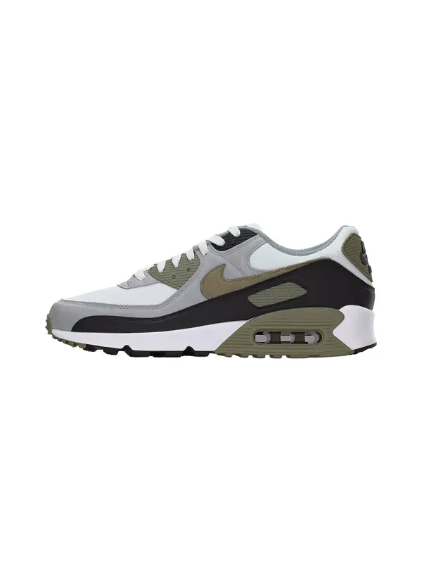 Nike Sportswear Nike Sportswear Nizke superge 'AIR MAX 90'  siva / oliva / črna / bela