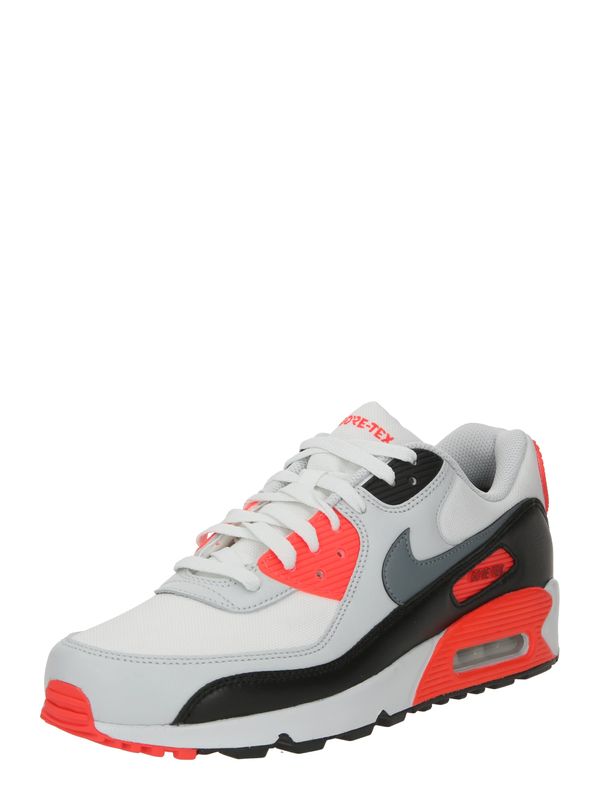 Nike Sportswear Nike Sportswear Nizke superge 'AIR MAX 90'  siva / svetlo siva / črna / bela