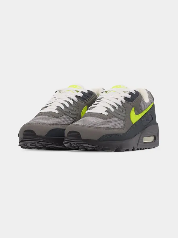 Nike Sportswear Nike Sportswear Nizke superge 'Air Max 90'  siva / temno siva / svetlo zelena