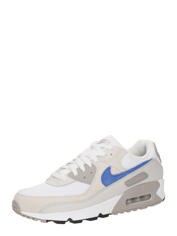 Nike Sportswear Nike Sportswear Nizke superge 'AIR MAX 90'  svetlo bež / temno bež / kraljevo modra / bela