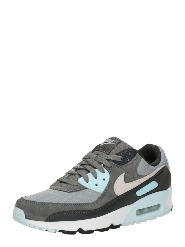 Nike Sportswear Nike Sportswear Nizke superge 'AIR MAX 90'  svetlo modra / kamen / temno siva / črna