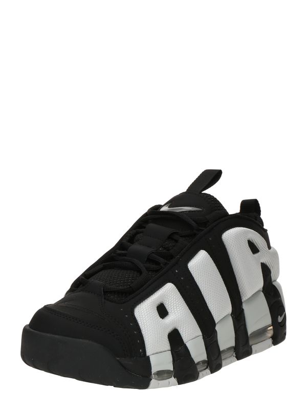 Nike Sportswear Nike Sportswear Nizke superge 'AIR MORE UPTEMPO'  svetlo siva / črna