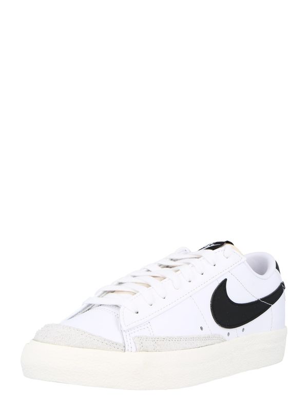 Nike Sportswear Nike Sportswear Nizke superge 'BLAZER LOW 77'  črna / bela / jajčna lupina