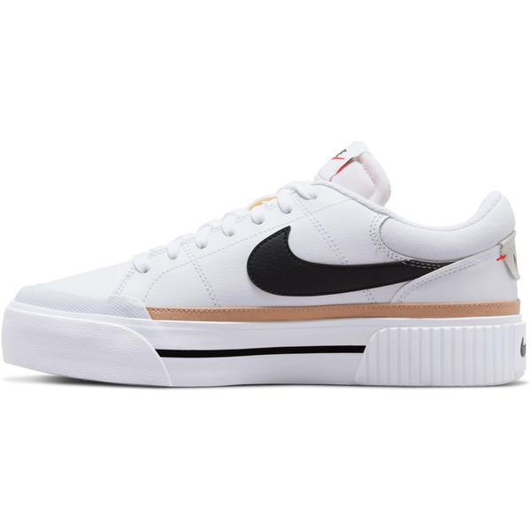 Nike Sportswear Nike Sportswear Nizke superge 'COURT LEGACY LIFT'  bež / črna / bela