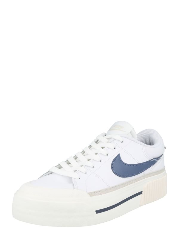 Nike Sportswear Nike Sportswear Nizke superge 'Court Legacy Lift'  kremna / modra / bela