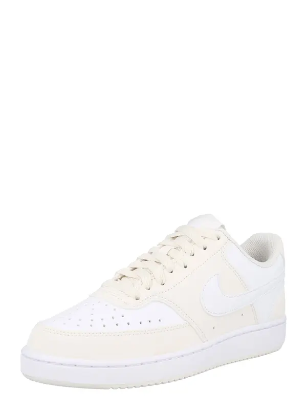 Nike Sportswear Nike Sportswear Nizke superge 'Court Vision'  bež / bela