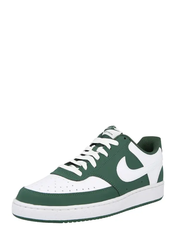 Nike Sportswear Nike Sportswear Nizke superge 'Court Vision'  temno zelena / bela