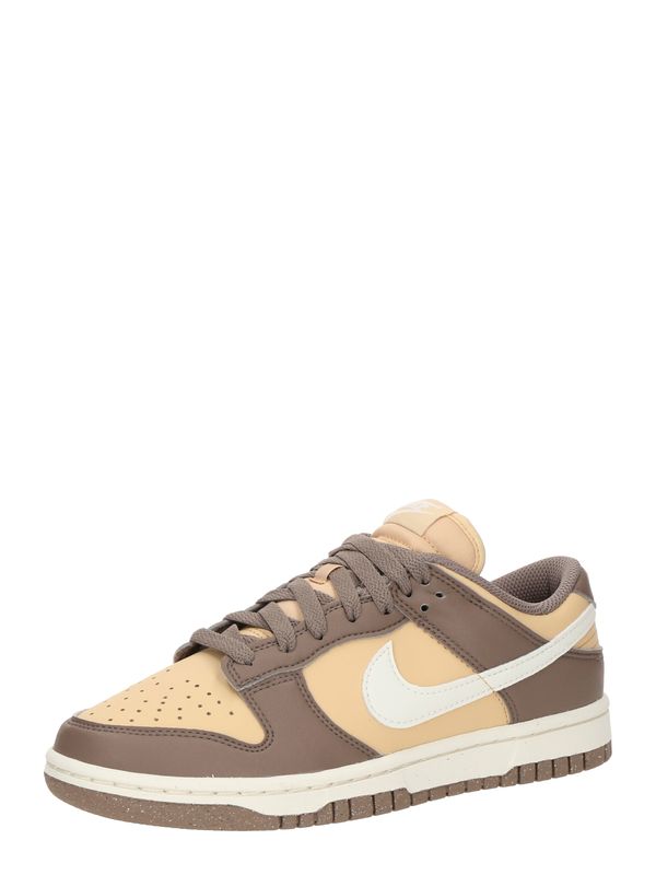 Nike Sportswear Nike Sportswear Nizke superge 'Dunk Low Next Nature'  čokolada / pastelno oranžna / bela