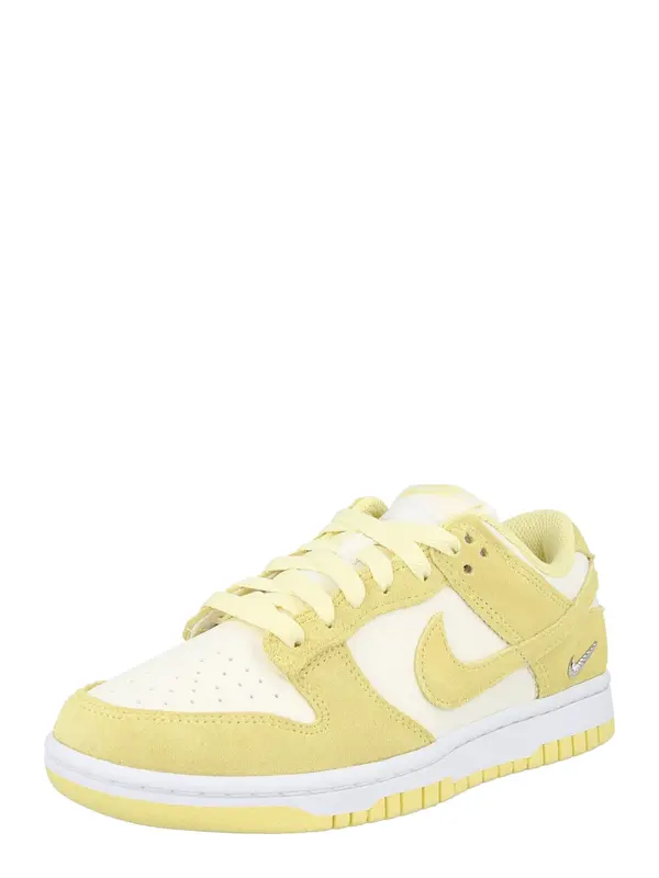 Nike Sportswear Nike Sportswear Nizke superge 'Dunk'  rumena / bela