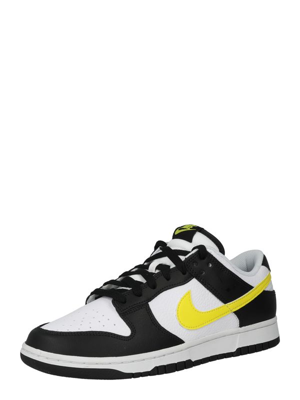 Nike Sportswear Nike Sportswear Nizke superge 'DUNK'  rumena / črna / bela