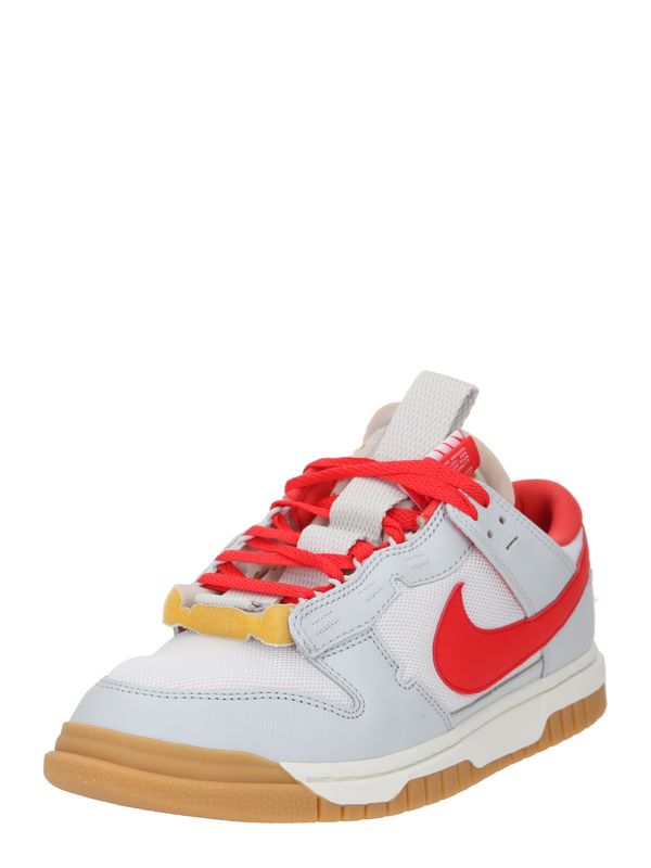 Nike Sportswear Nike Sportswear Nizke superge 'Dunk'  svetlo siva / rdeča / bela