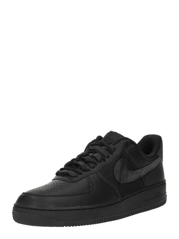 Nike Sportswear Nike Sportswear Nizke superge 'Nike Air Force 1 x Slam Jam'  črna