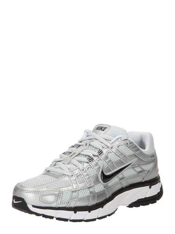 Nike Sportswear Nike Sportswear Nizke superge 'P-6000'  črna / srebrna / bela