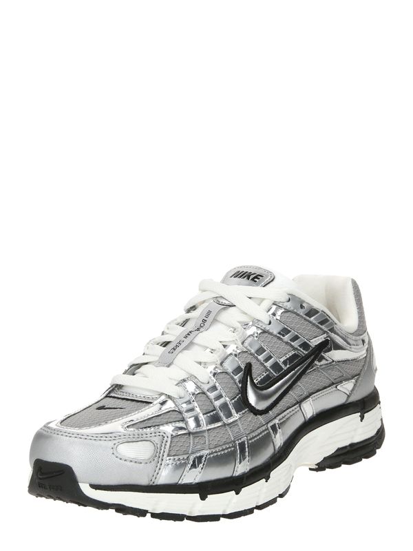 Nike Sportswear Nike Sportswear Nizke superge 'P-6000'  črna / srebrna / off-bela