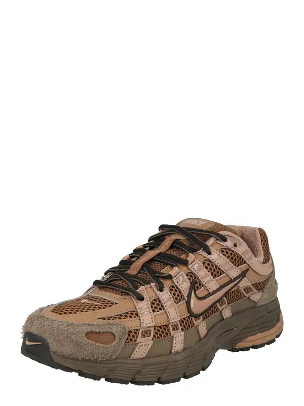 Nike Sportswear Nike Sportswear Nizke superge 'P-6000 SE'  rjava / siva