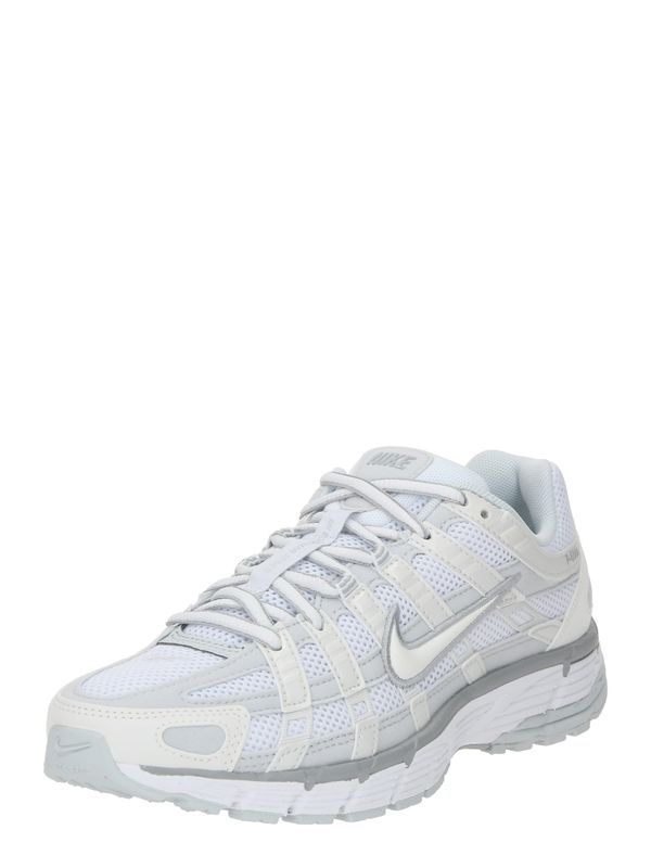 Nike Sportswear Nike Sportswear Nizke superge 'P-6000'  siva / bela