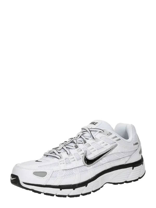 Nike Sportswear Nike Sportswear Nizke superge 'P-6000'  srebrno-siva / črna / bela