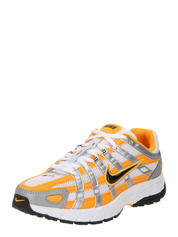 Nike Sportswear Nike Sportswear Nizke superge 'P-6000'  svetlo oranžna / črna / srebrna / bela