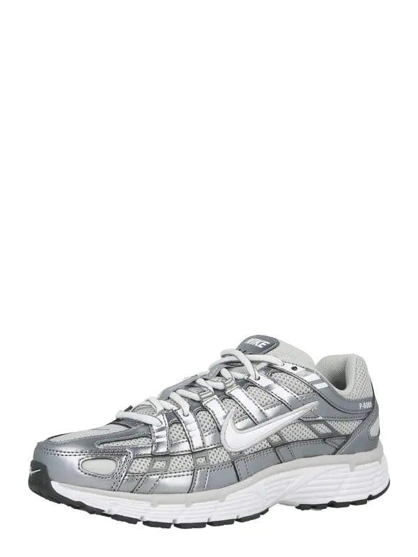 Nike Sportswear Nike Sportswear Nizke superge 'P-6000'  svetlo siva / srebrna / bela