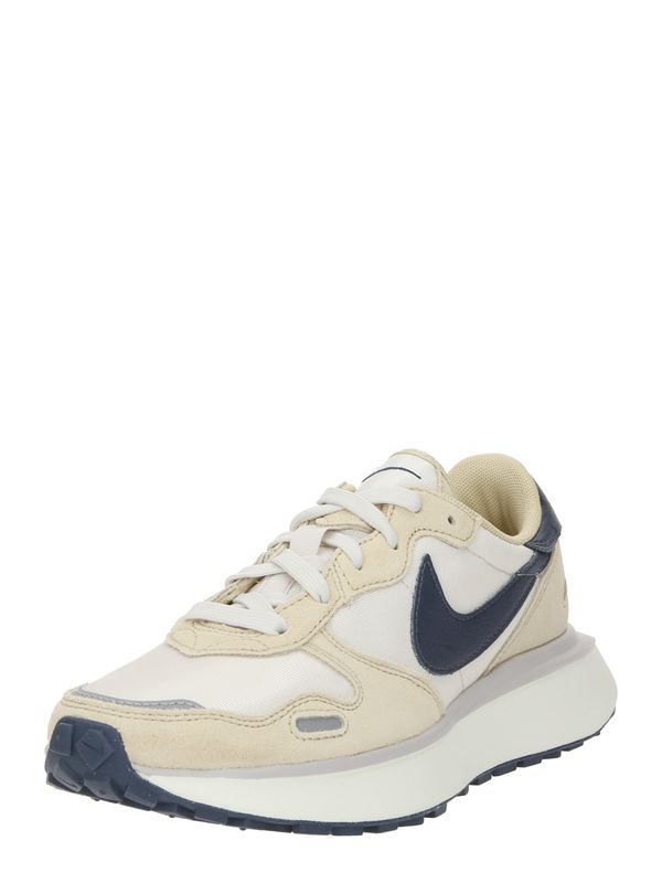 Nike Sportswear Nike Sportswear Nizke superge 'PHOENIX WAFFLE'  pesek / mornarska / rjava / bela