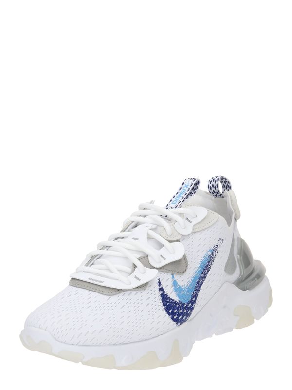 Nike Sportswear Nike Sportswear Nizke superge 'REACT VISION'  indigo / azur / siva / bela