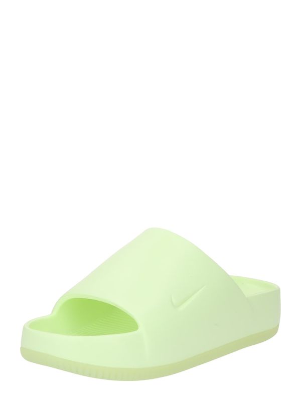 Nike Sportswear Nike Sportswear Nizki natikači 'CALM SLIDE'  neonsko zelena