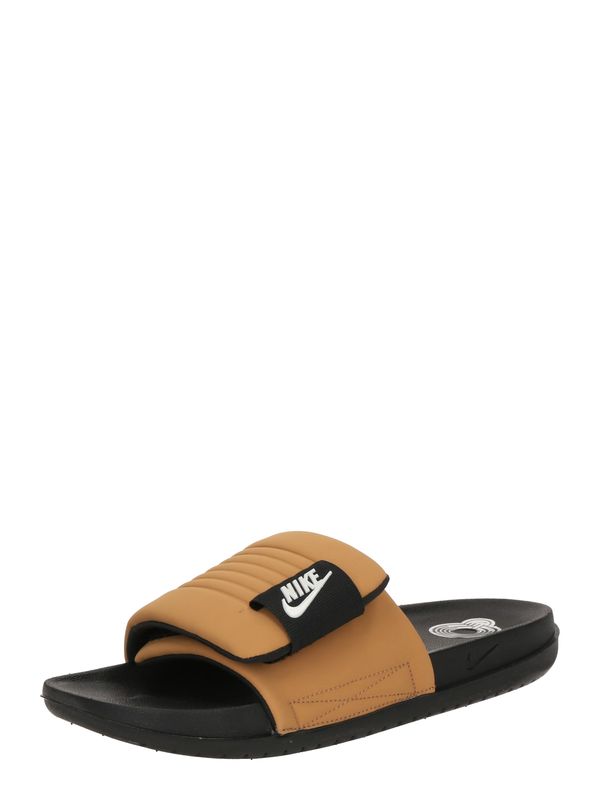 Nike Sportswear Nike Sportswear Nizki natikači 'OffCourt Adjust'  mokka / črna / bela