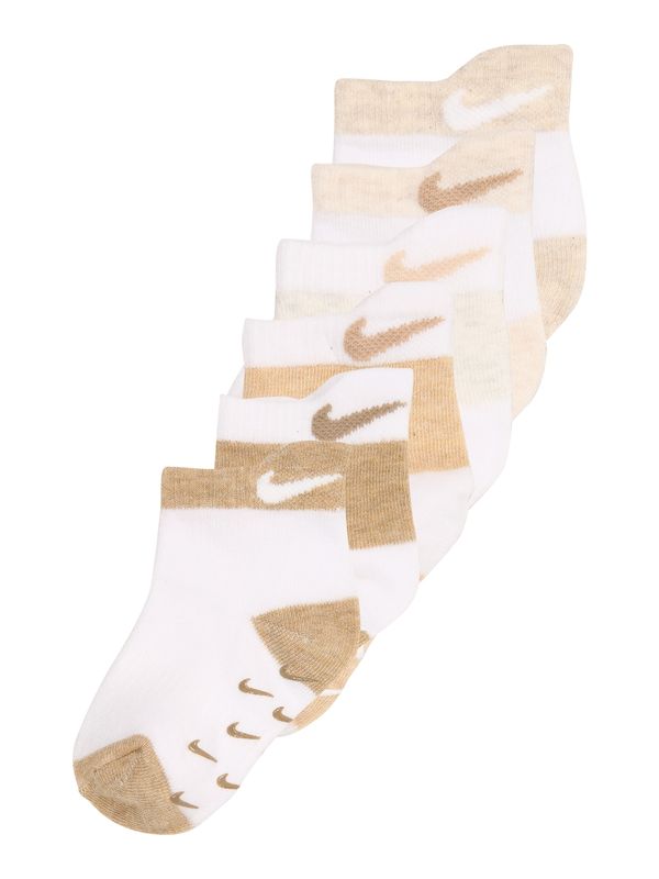 Nike Sportswear Nike Sportswear Nogavice  bež / temno bež / off-bela