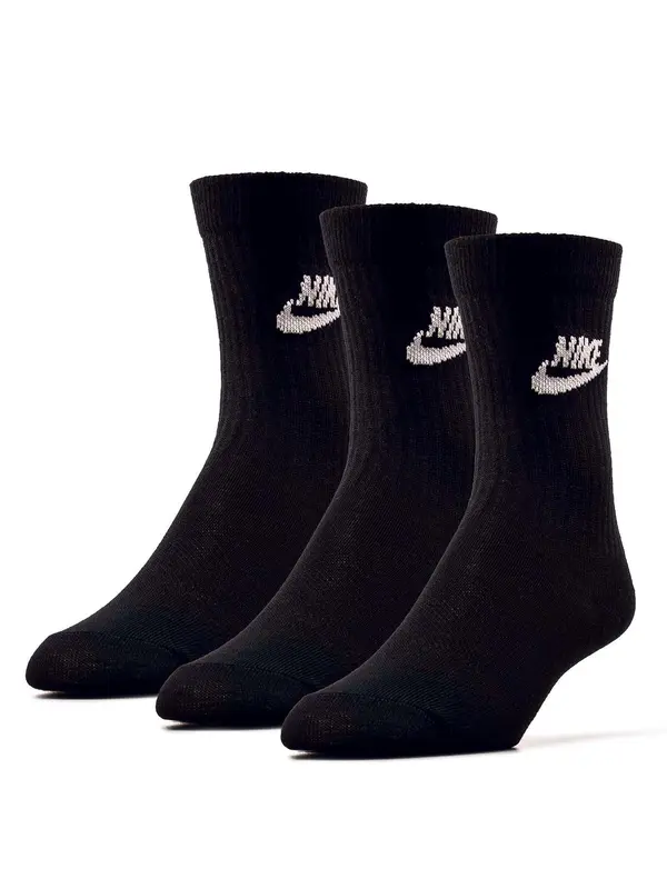 Nike Sportswear Nike Sportswear Nogavice 'Everyday Essential'  črna / bela