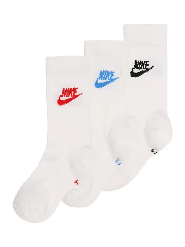 Nike Sportswear Nike Sportswear Nogavice 'Everyday Essential'  svetlo modra / rdeča / črna / bela