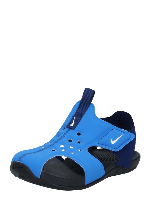 Nike Sportswear Nike Sportswear Odprti čevlji 'Sunray Protect 2'  modra / mornarska / bela