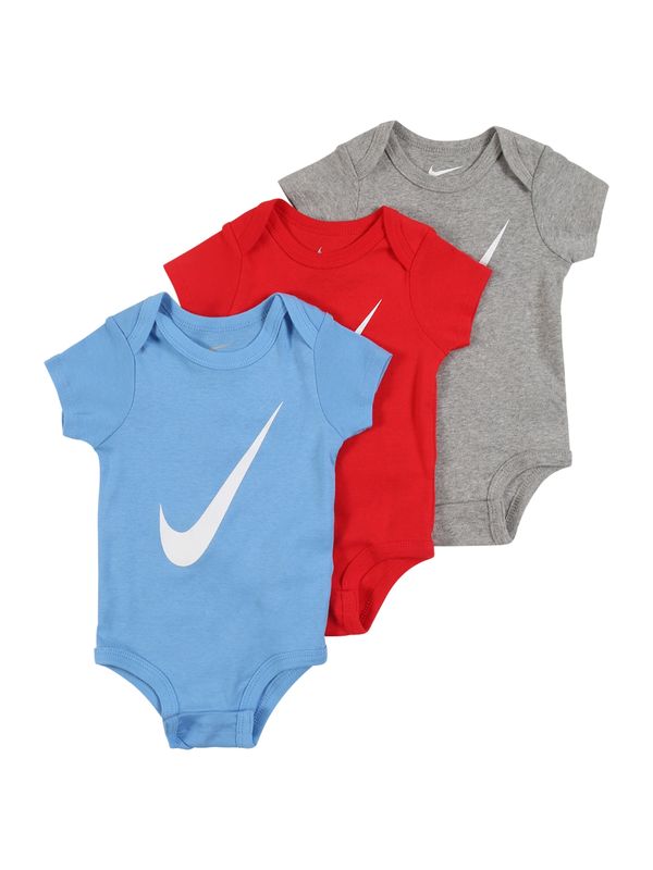 Nike Nike Sportswear Pajac/bodi  modra / pegasto siva / rdeča / bela