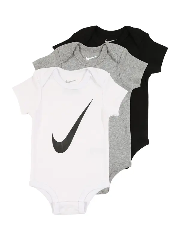 Nike Sportswear Nike Sportswear Pajac/bodi  pegasto siva / črna / bela