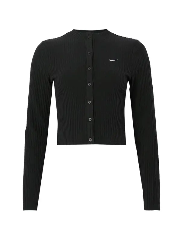 Nike Sportswear Nike Sportswear Pletena jopa 'CHILL'  črna