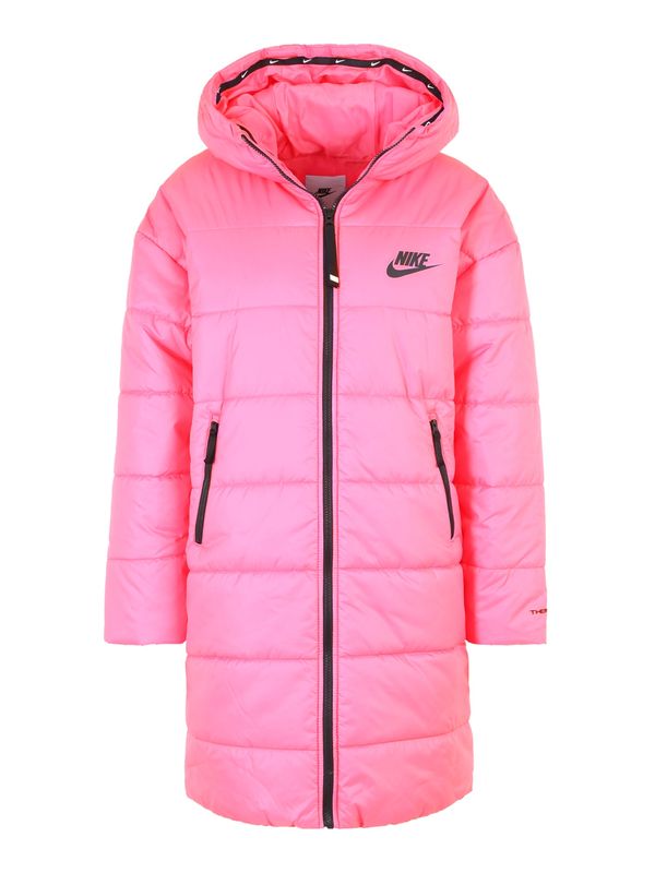 Nike Sportswear Nike Sportswear Prehoden plašč  temno siva / roza
