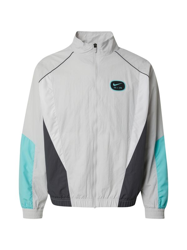 Nike Sportswear Nike Sportswear Prehodna jakna 'AIR'  svetlo siva / temno siva