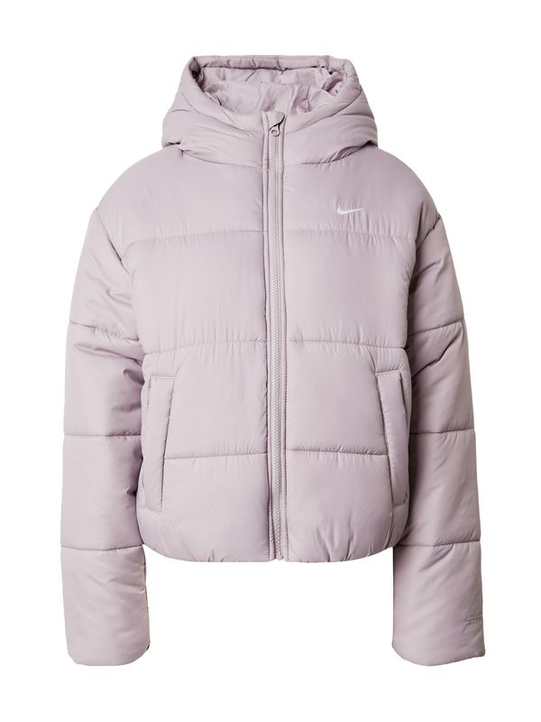 Nike Sportswear Nike Sportswear Prehodna jakna 'CLSC'  lila / off-bela