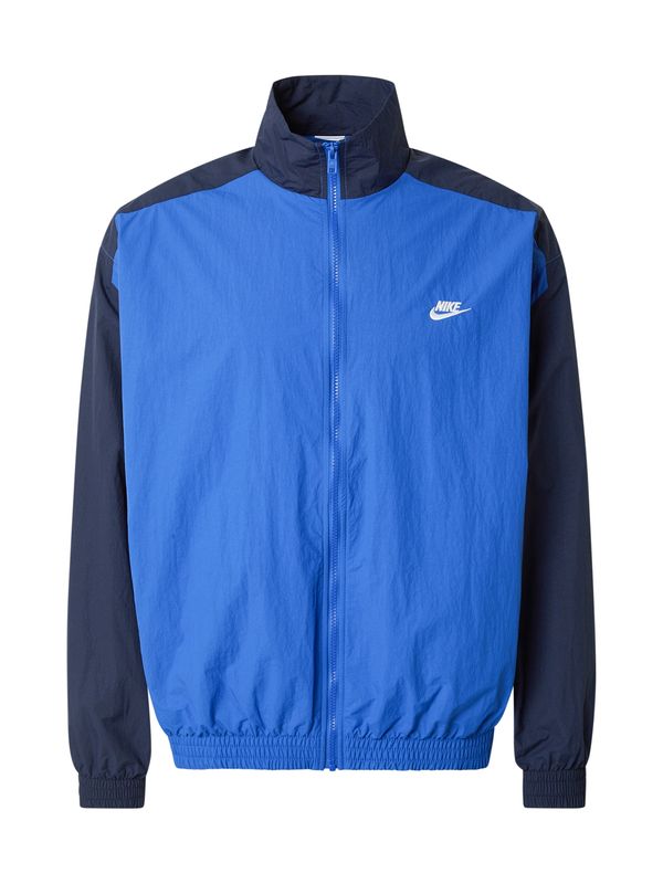 Nike Sportswear Nike Sportswear Prehodna jakna 'CLUB'  marine / kraljevo modra