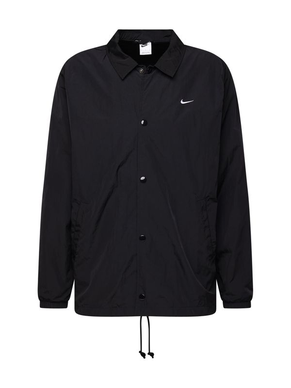 Nike Sportswear Nike Sportswear Prehodna jakna 'COACHES'  črna / bela