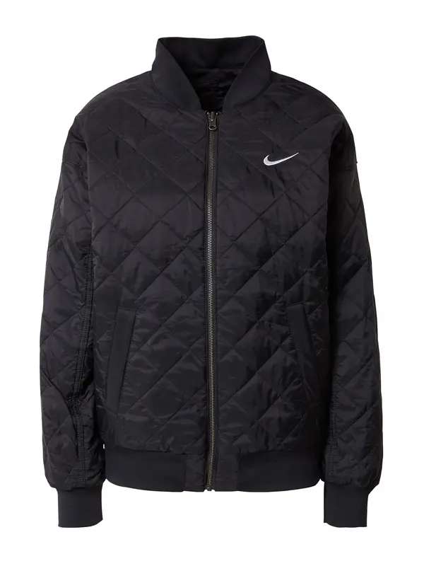 Nike Sportswear Nike Sportswear Prehodna jakna  črna / bela