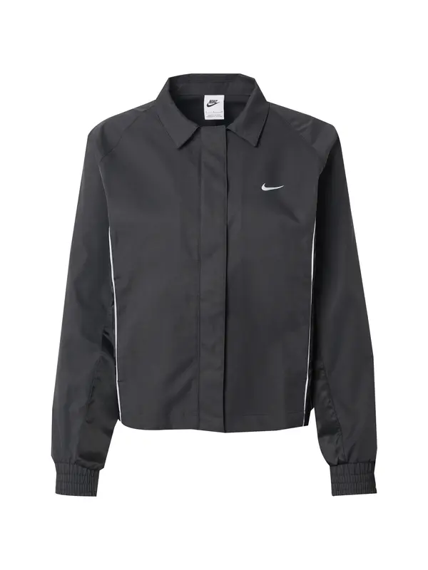 Nike Sportswear Nike Sportswear Prehodna jakna  črna / bela