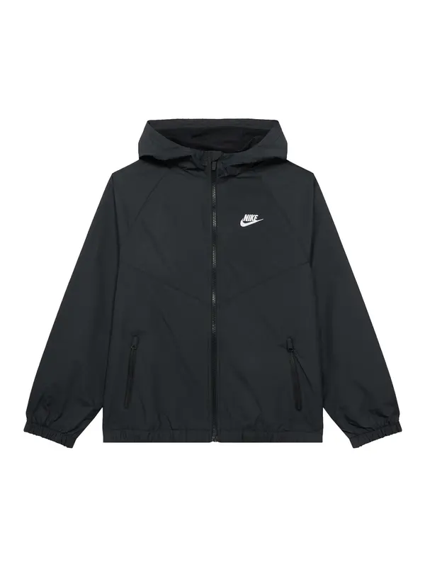 Nike Sportswear Nike Sportswear Prehodna jakna  črna / bela