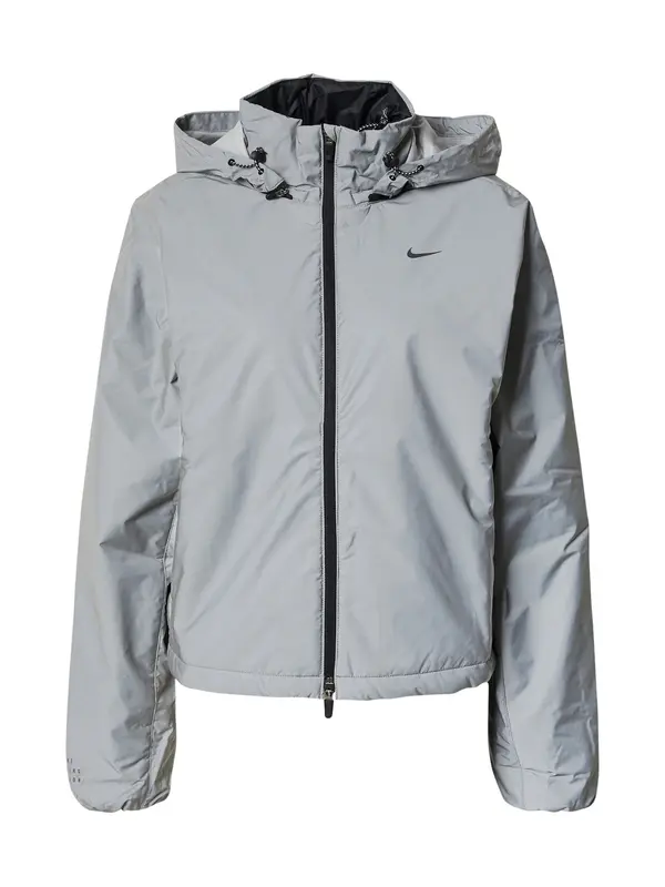 Nike Sportswear Nike Sportswear Prehodna jakna 'DVN'  srebrno-siva / črna