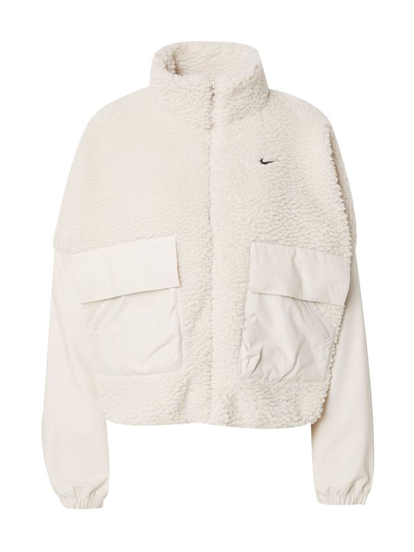 Nike Sportswear Nike Sportswear Prehodna jakna 'Essential'  svetlo bež
