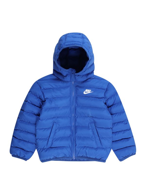 Nike Sportswear Nike Sportswear Prehodna jakna  kraljevo modra / bela